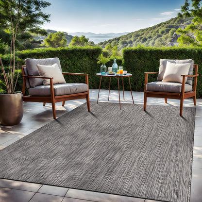 Tapis Aloha lavable uni pour intérieur/extérieur, terrasse, salon