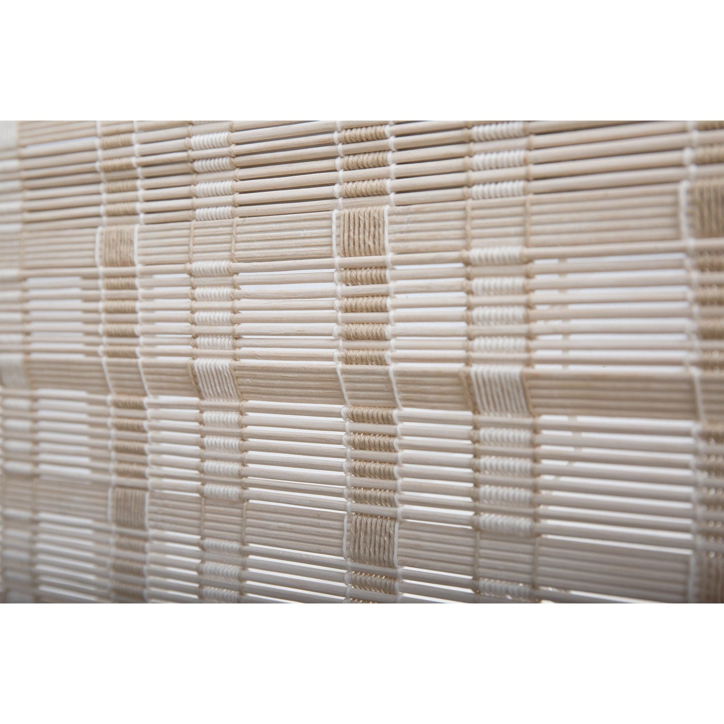 Store romain Arlo Blinds sans cordon en bambou blanchi de 152 cm (60 pouces)