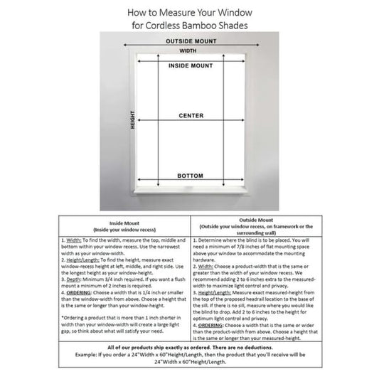 Stores Arlo Blinds Dali Native sans cordon en bambou