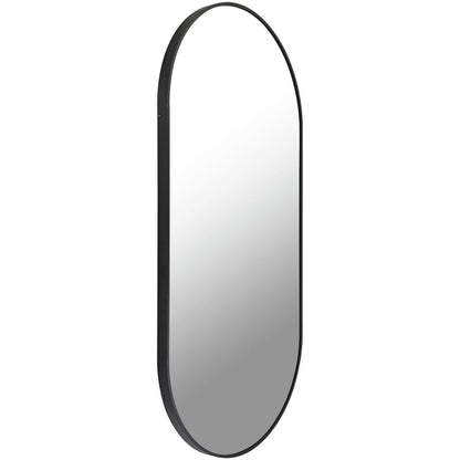 Miroir décoratif ovale en aluminium moderne Livabliss Aranya