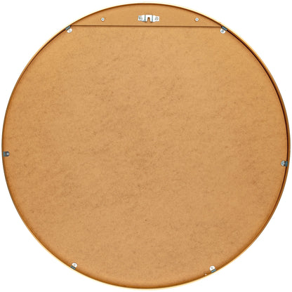 Miroir décoratif rond moderne en aluminium Aranya de Livabliss