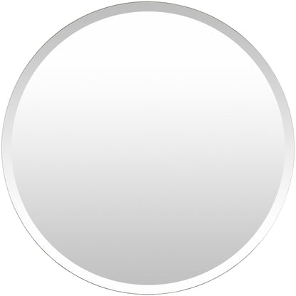 Miroir rond biseauté moderne Mei de Artistic Weavers