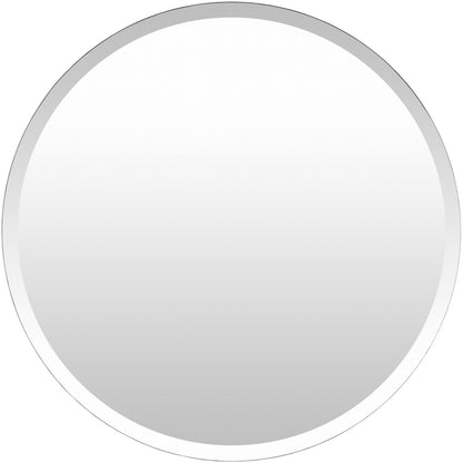 Miroir rond biseauté moderne Mei de Artistic Weavers