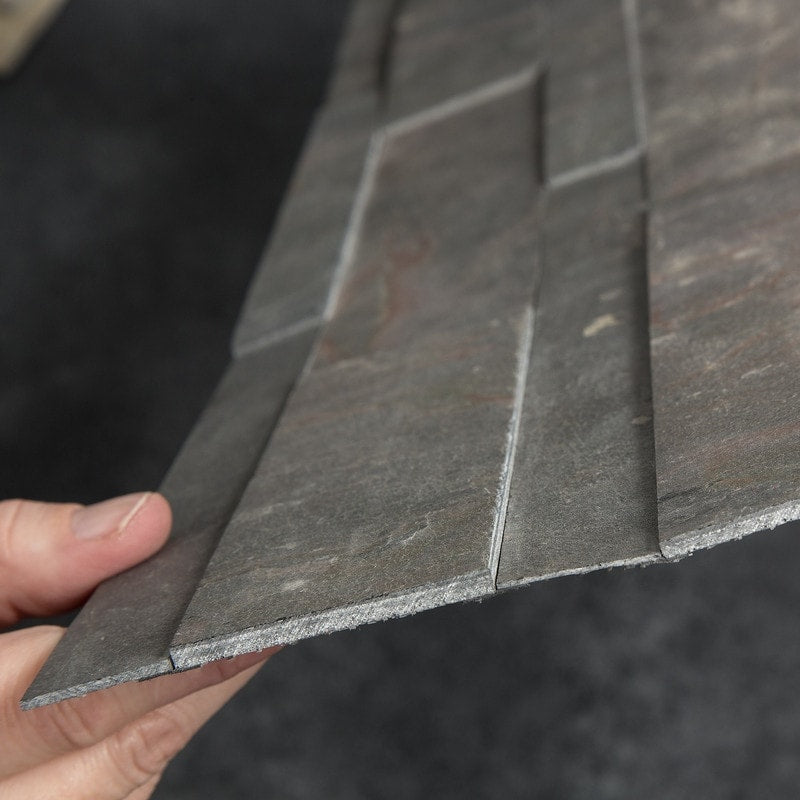 Carrelage de crédence de cuisine en pierre adhésive Aspect, à décoller et à coller