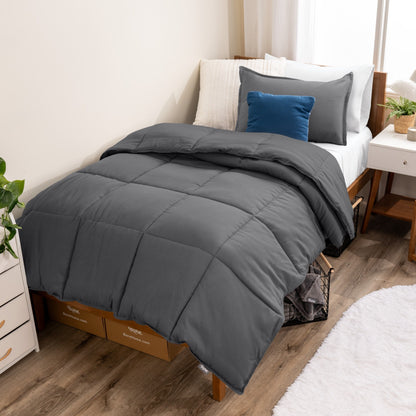 Ensemble de couette hypoallergénique Bare Home en duvet synthétique