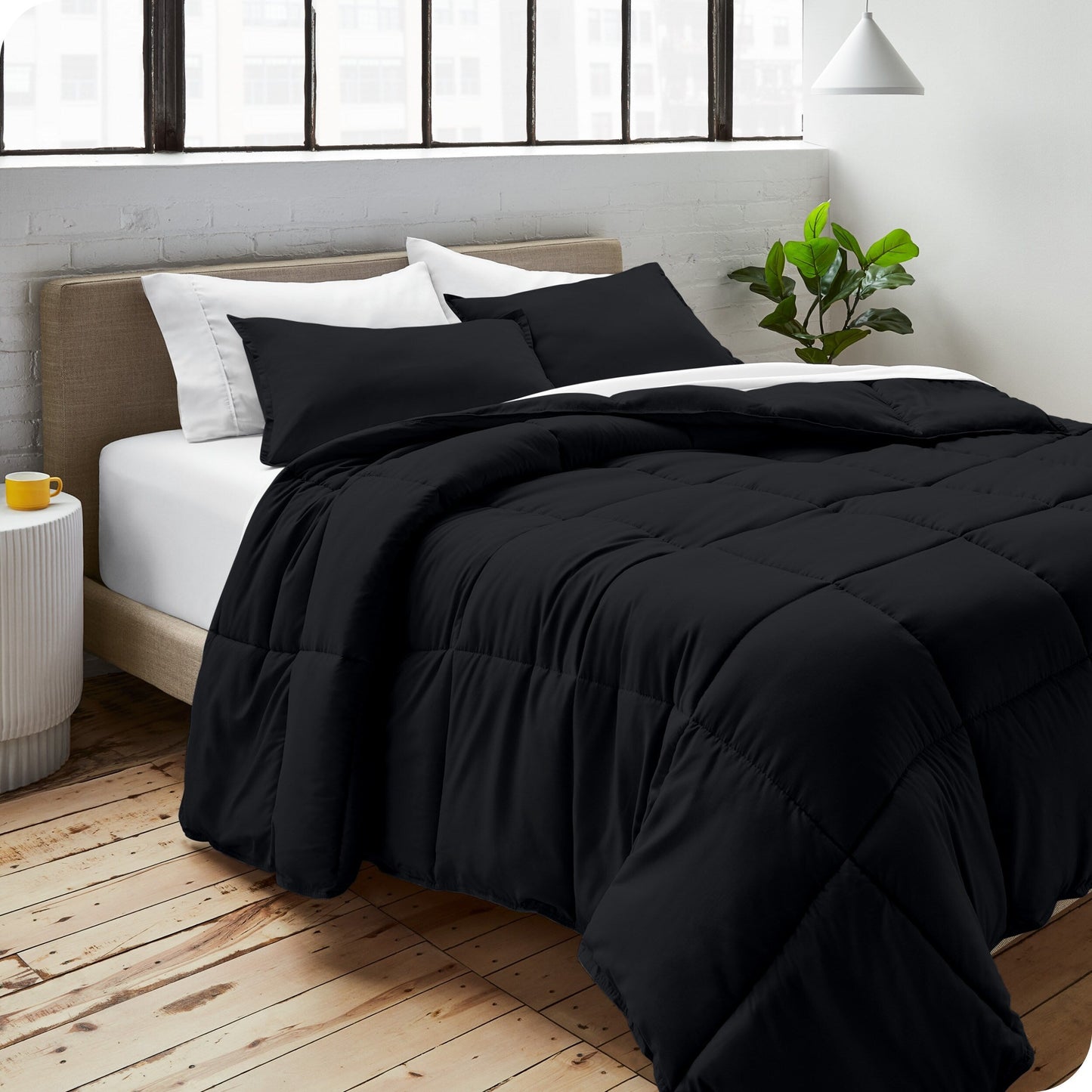 Ensemble de couette hypoallergénique Bare Home en duvet synthétique