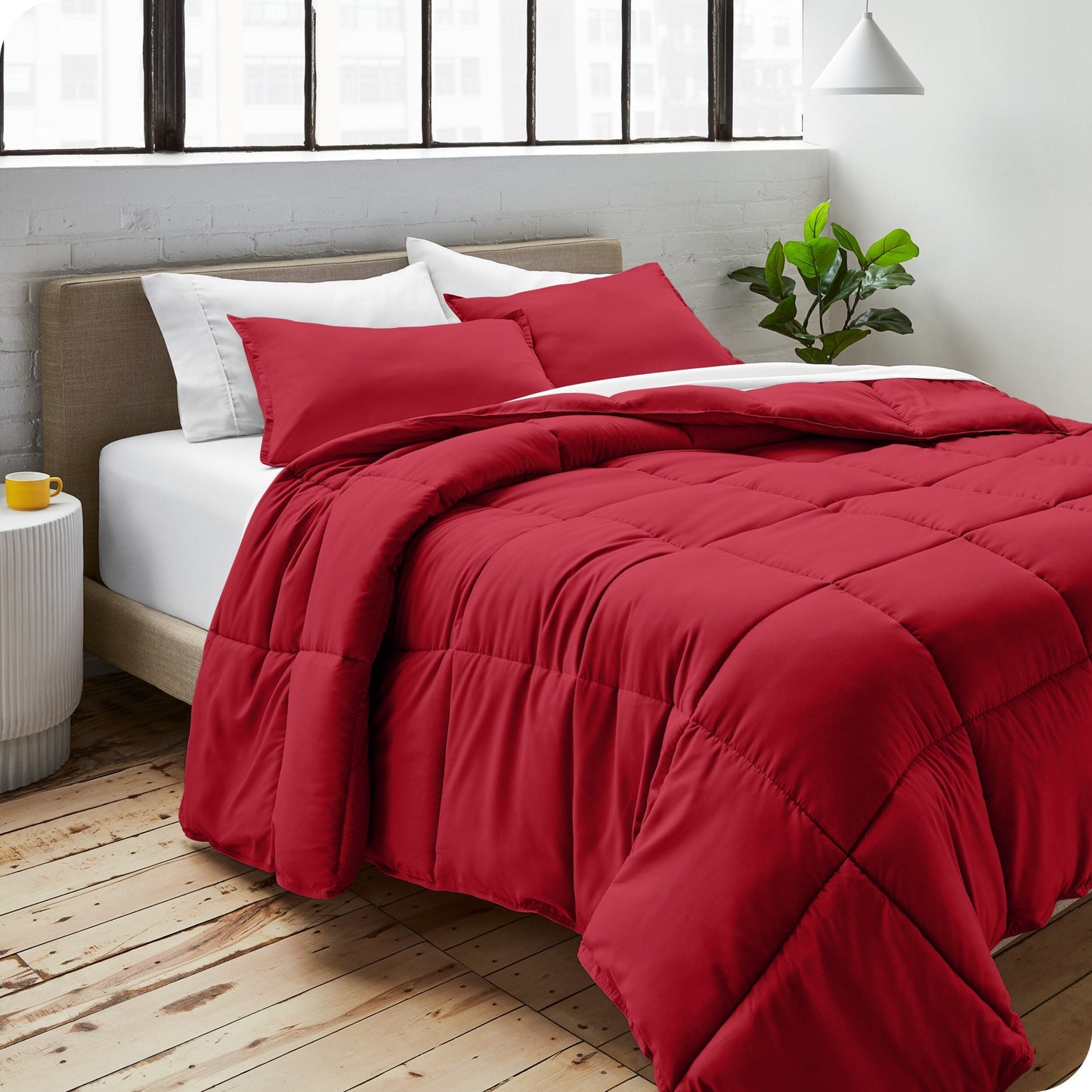 Ensemble de couette hypoallergénique Bare Home en duvet synthétique