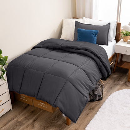 Ensemble de couette hypoallergénique Bare Home en duvet synthétique