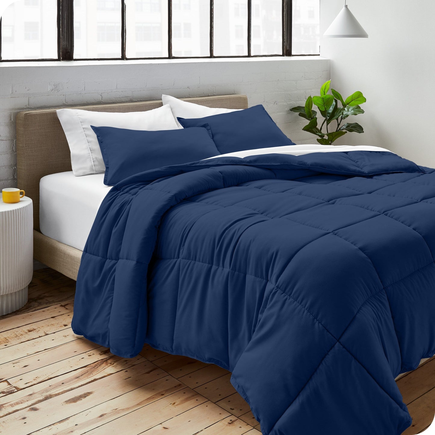 Ensemble de couette hypoallergénique Bare Home en duvet synthétique