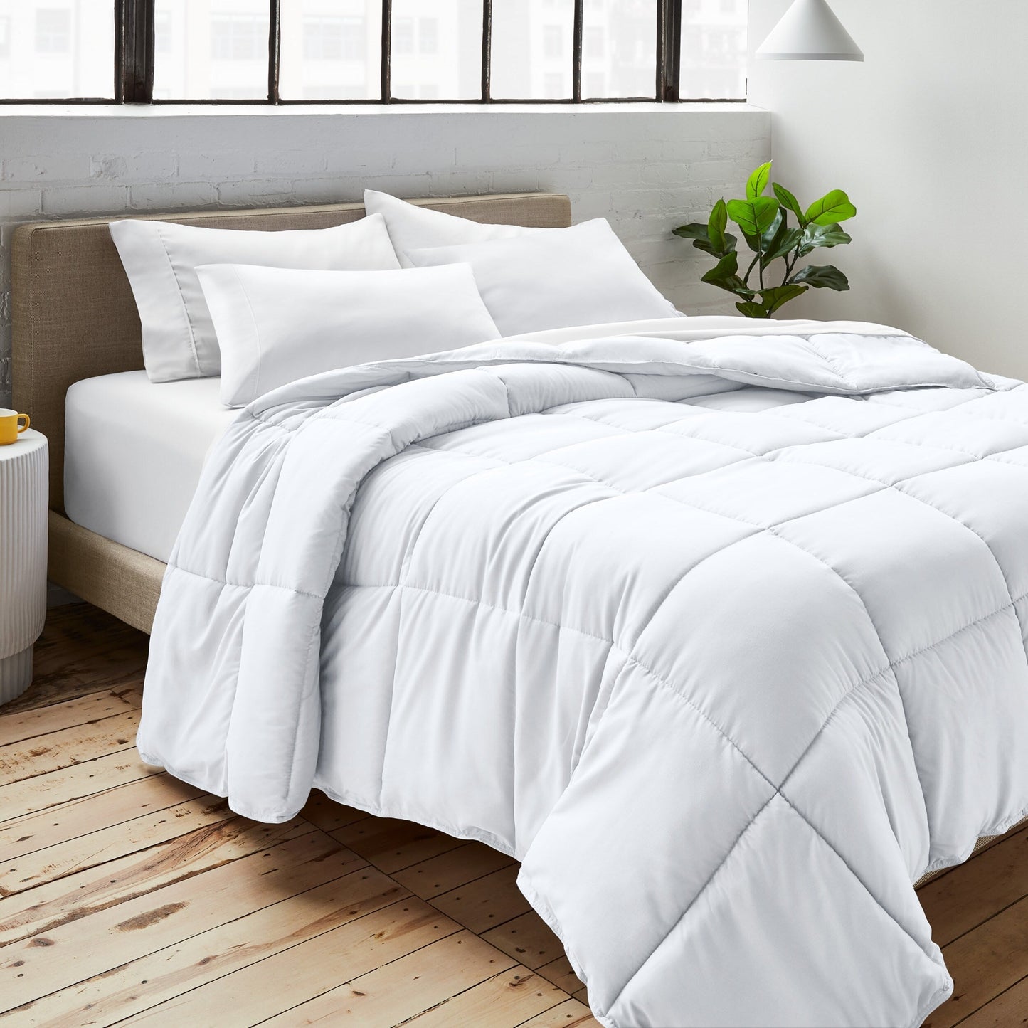 Ensemble de couette hypoallergénique Bare Home en duvet synthétique