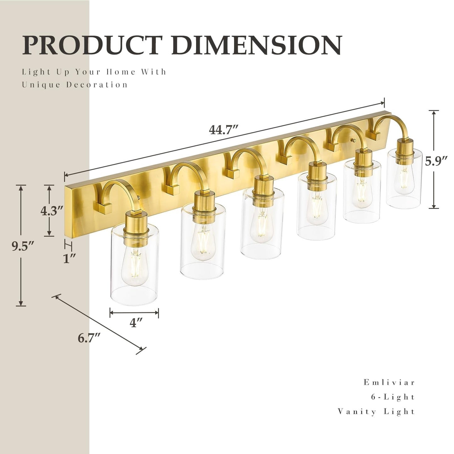 Applique murale de style ferme pour salle de bain