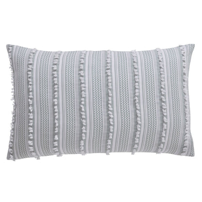 Parure de lit Angelique de Better Trends, 100 % coton, douce et moelleuse, en chenille à rayures élégantes. Lavable en machine et séchable en machine.