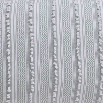 Parure de lit Angelique de Better Trends, 100 % coton, douce et moelleuse, en chenille à rayures élégantes. Lavable en machine et séchable en machine.