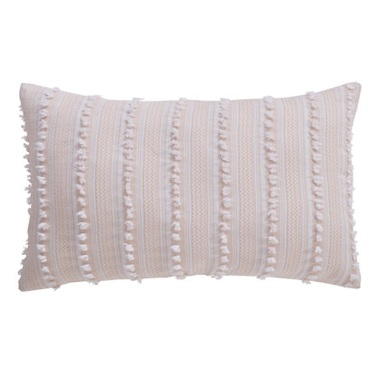 Parure de lit Angelique de Better Trends, 100 % coton, douce et moelleuse, en chenille à rayures élégantes. Lavable en machine et séchable en machine.