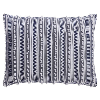 Parure de lit Angelique de Better Trends, 100 % coton, douce et moelleuse, en chenille à rayures élégantes. Lavable en machine et séchable en machine.