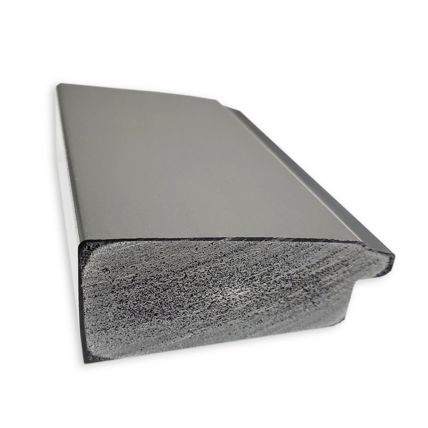 Miroir mural biseauté pour salle de bain - Cadre Vista en nickel brossé