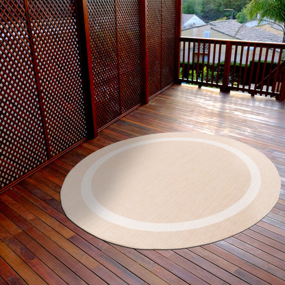 Tapis Beverly Rug moderne à bordures pour intérieur et extérieur, tapis d'extérieur pour patio, terrasse, porche