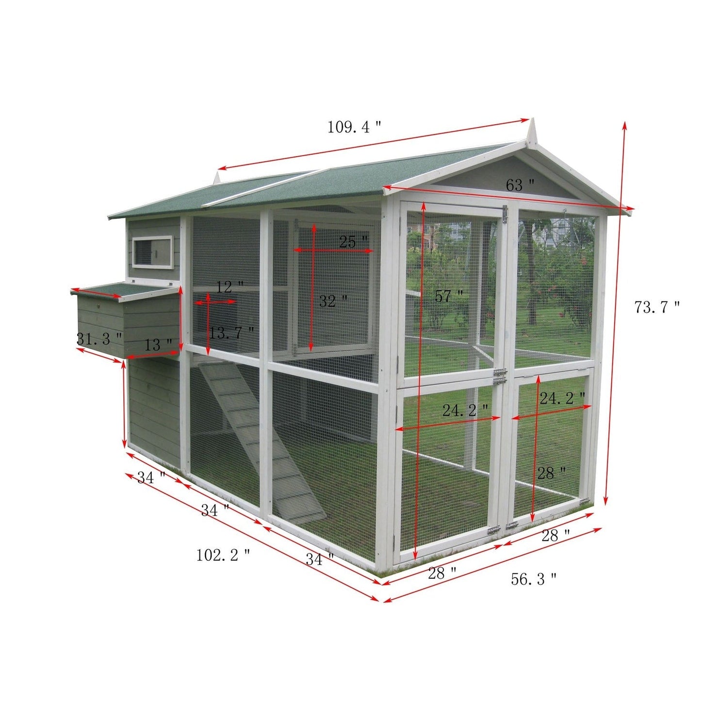 Poulailler Zylina Big Green