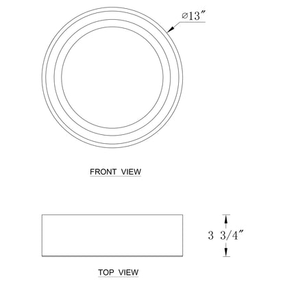 Plafonnier encastré à DEL intégré C Cattleya noir et imitation bois 3CCT