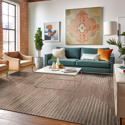 Tapis à rayures bohèmes