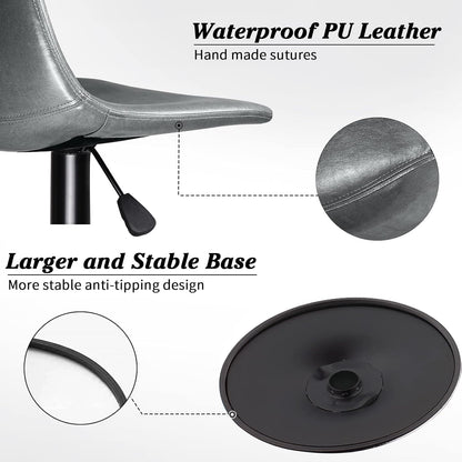 Tabourets de bar pivotants et réglables Bossin avec dossier – Hauteur comptoir