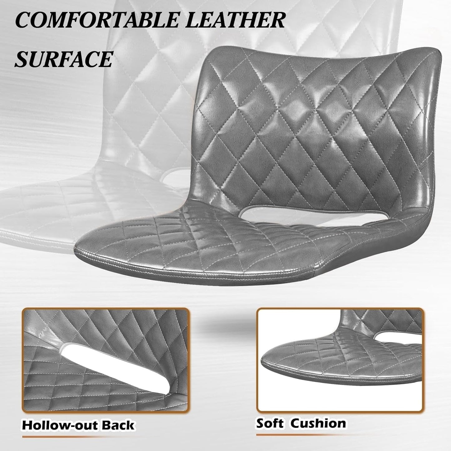 Tabourets de bar pivotants et réglables Bossin avec dossier – Hauteur comptoir