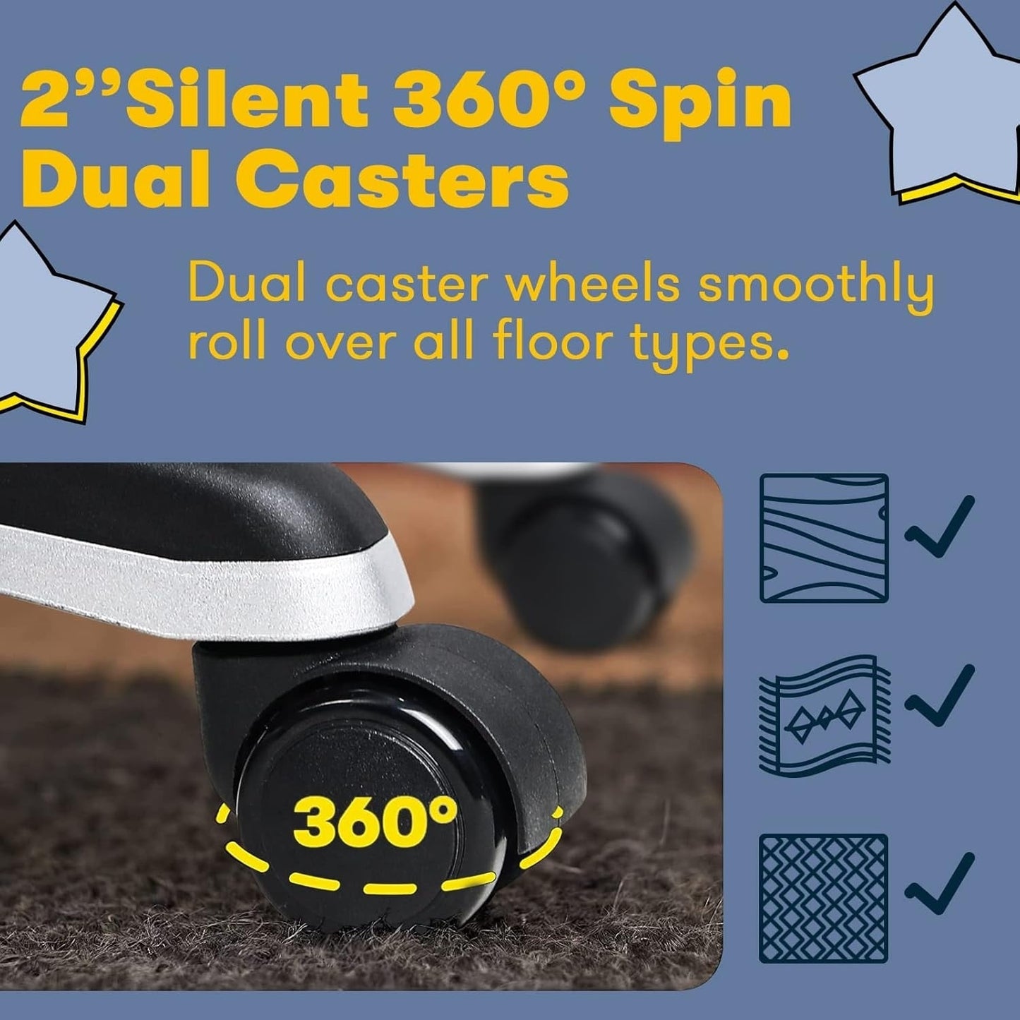 Fauteuil de bureau Bossin pour grandes tailles, dossier haut, fauteuil de direction ergonomique réglable en cuir, capacité 181 kg (400 lbs)