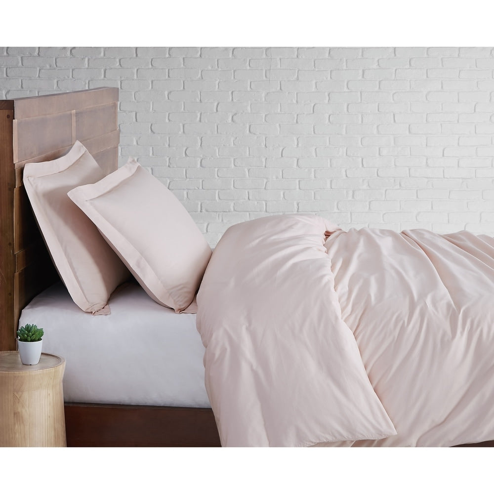 Ensemble de couette en percale de coton à tissage serré Brooklyn Loom