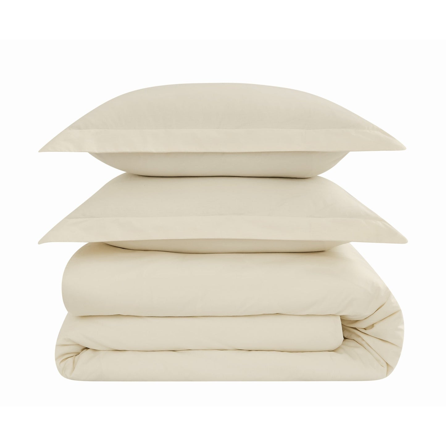 Ensemble de couette en percale de coton à tissage serré Brooklyn Loom