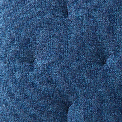 Tête de lit capitonnée réglable Brookside Kaylee, motif carré et losange