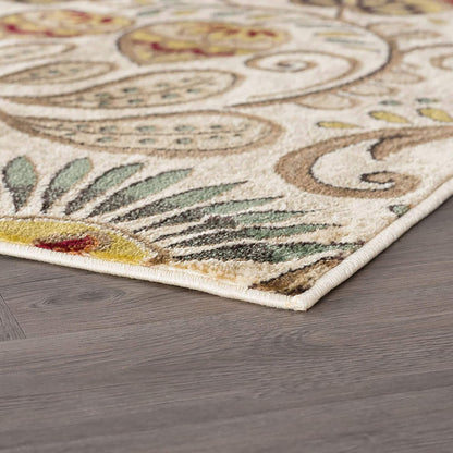 Tapis d'intérieur Caprice style moderne du milieu du siècle à motif floral