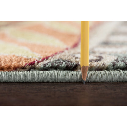 Tapis d'intérieur Caprice style moderne du milieu du siècle à motif floral