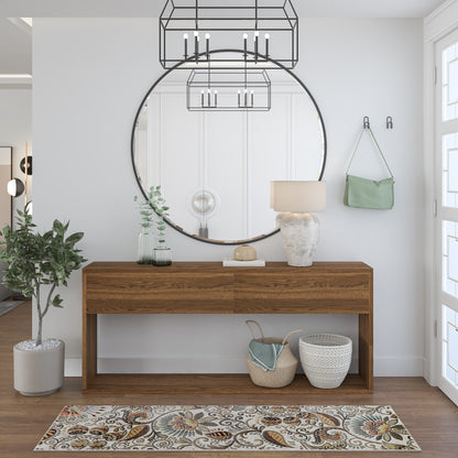 Tapis d'intérieur Caprice style moderne du milieu du siècle à motif floral