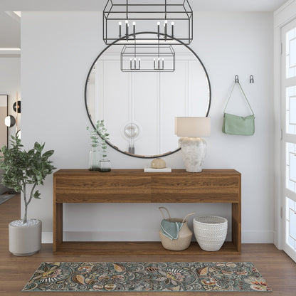 Tapis d'intérieur Caprice style moderne du milieu du siècle à motif floral