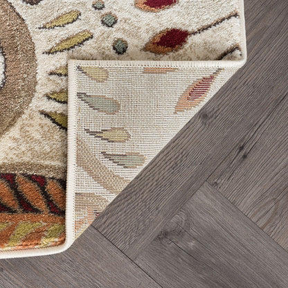 Tapis d'intérieur Caprice style moderne du milieu du siècle à motif floral