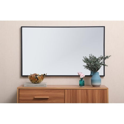 Miroir rectangulaire à cadre métallique Carson Carrington Salsnas