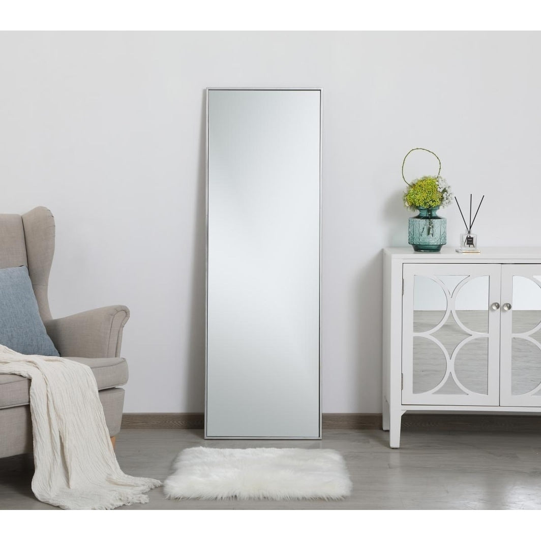 Miroir rectangulaire à cadre métallique Carson Carrington Salsnas