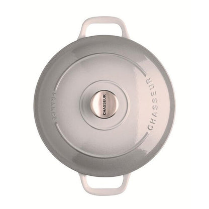 Four hollandais rond en fonte émaillée française Chasseur, 4,2 pintes