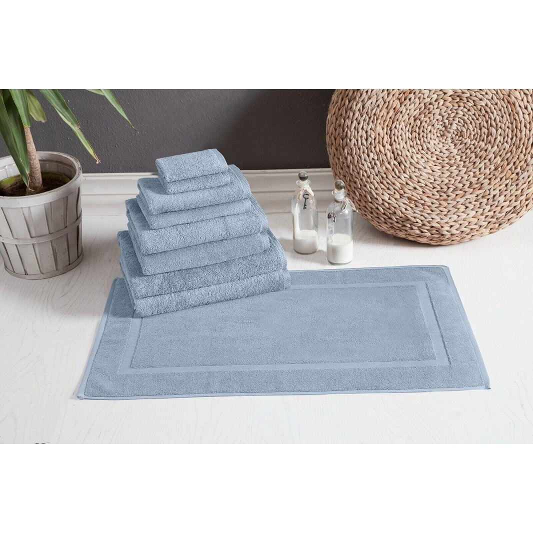 Ensemble de serviettes CTT 100 % coton turc, 8 ou 9 pièces, séchage rapide et absorbantes