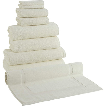 Ensemble de serviettes CTT 100 % coton turc, 8 ou 9 pièces, séchage rapide et absorbantes