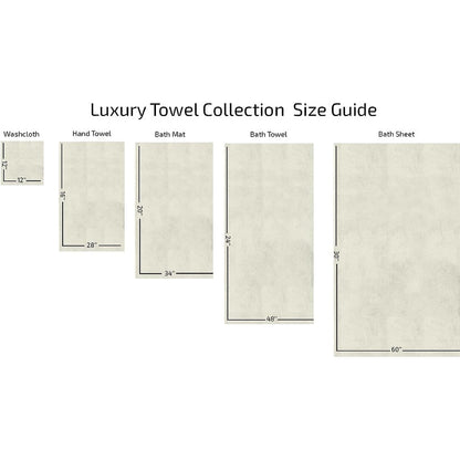 Ensemble de serviettes CTT 100 % coton turc, 8 ou 9 pièces, séchage rapide et absorbantes