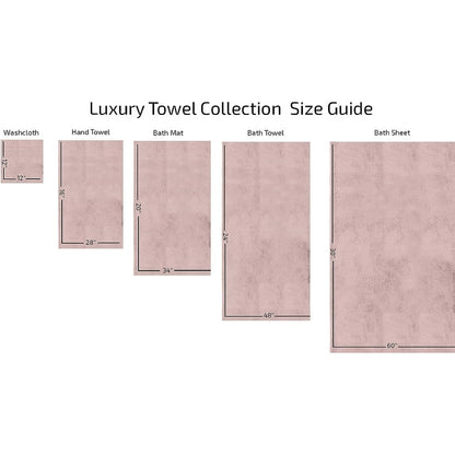 Ensemble de serviettes CTT 100 % coton turc, 8 ou 9 pièces, séchage rapide et absorbantes