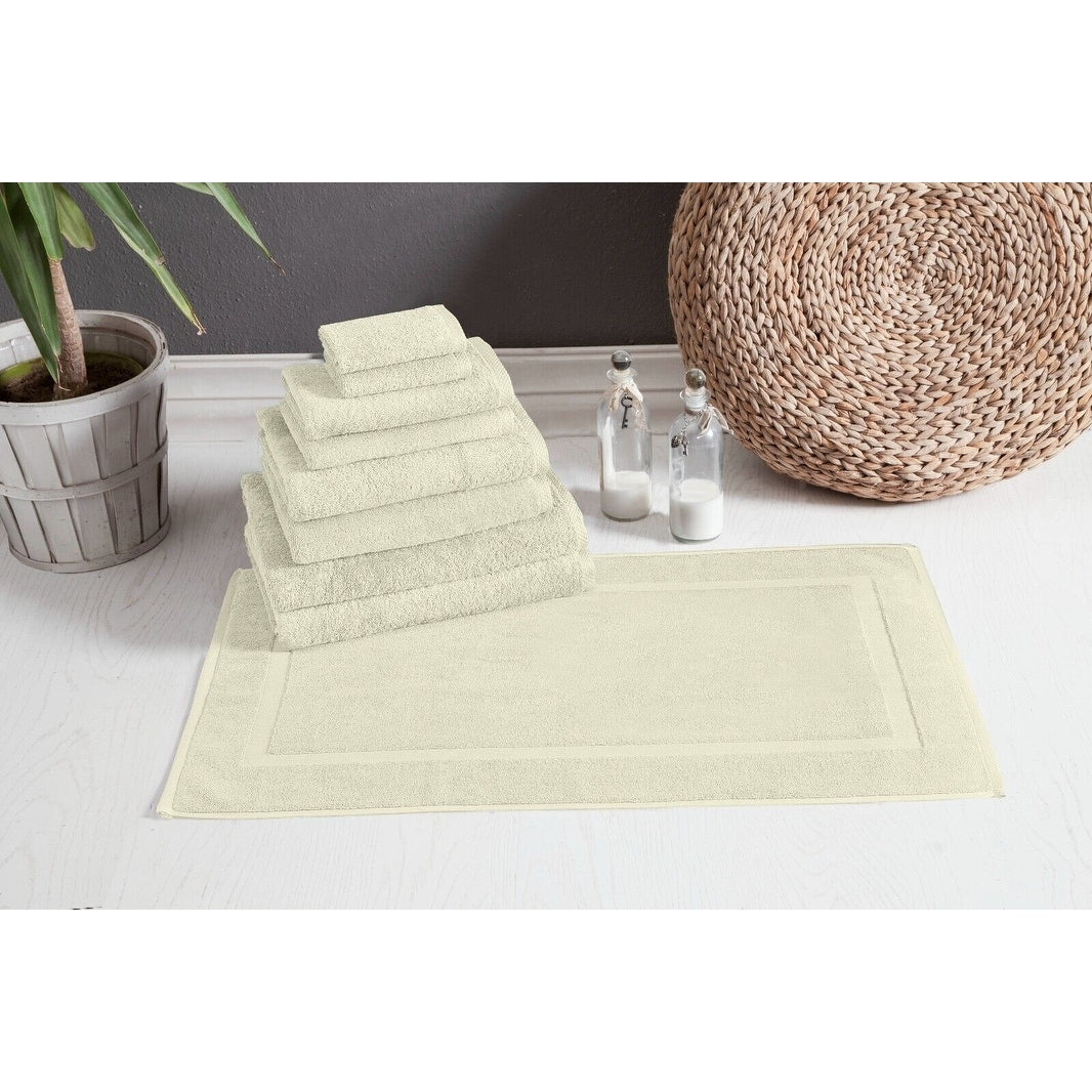 Ensemble de serviettes CTT 100 % coton turc, 8 ou 9 pièces, séchage rapide et absorbantes