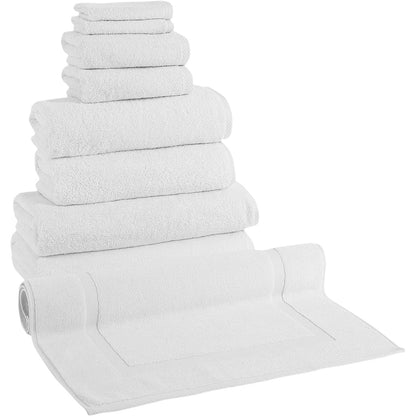 Ensemble de serviettes CTT 100 % coton turc, 8 ou 9 pièces, séchage rapide et absorbantes