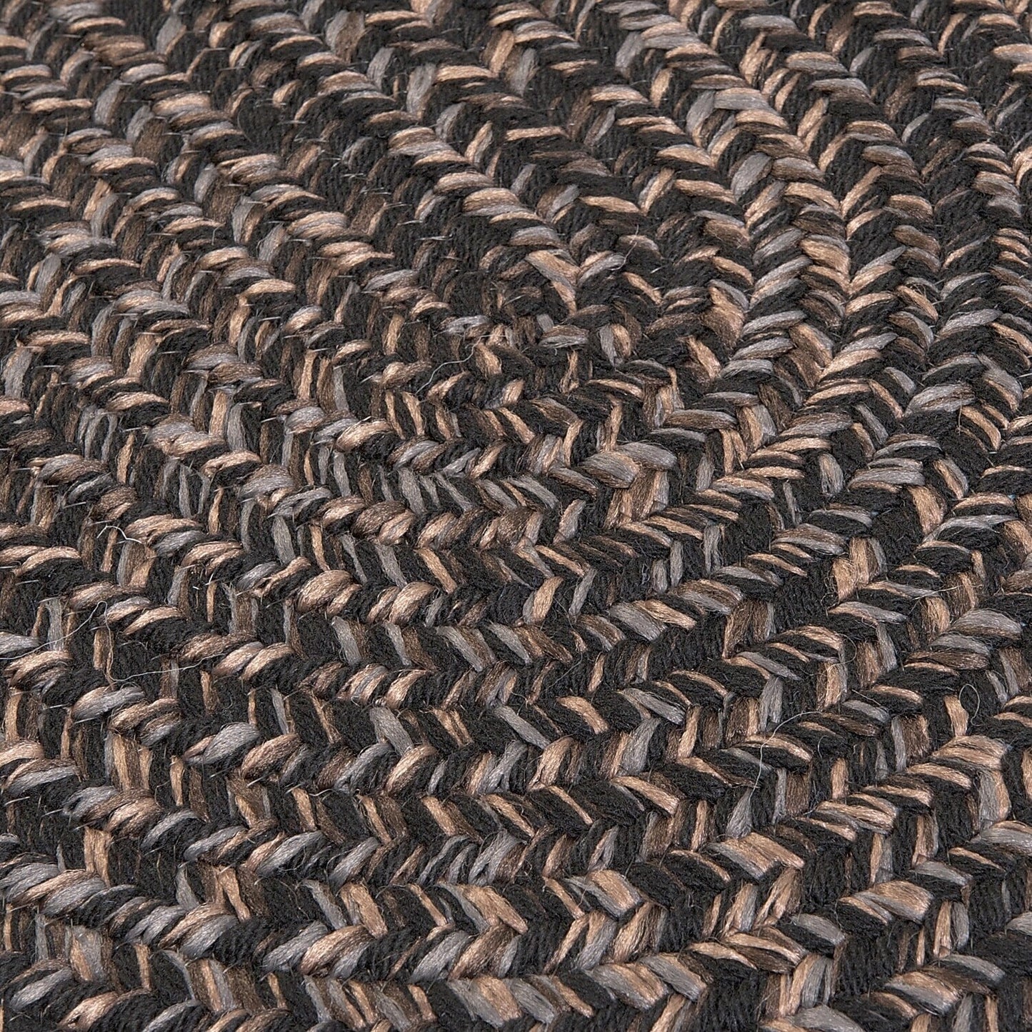 Tapis ovale réversible tressé Colonial Mills Hillsdale