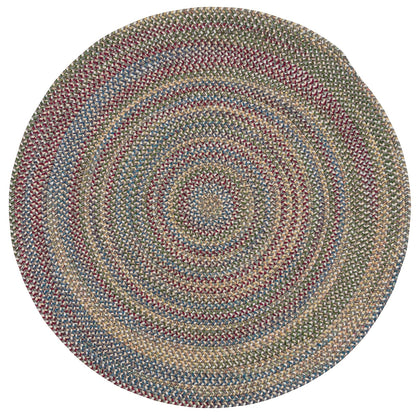 Tapis rond tressé rustique Worley de Colonial Mills