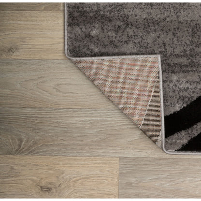 Tapis contemporain à motif de cercles abstraits, collection World Rug Gallery