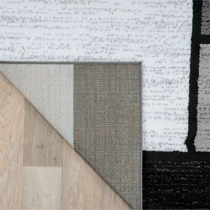 Tapis contemporain moderne en boîte à blocs de couleur de World Rug Gallery