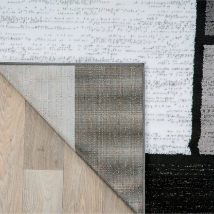 Tapis contemporain moderne en boîte à blocs de couleur de World Rug Gallery