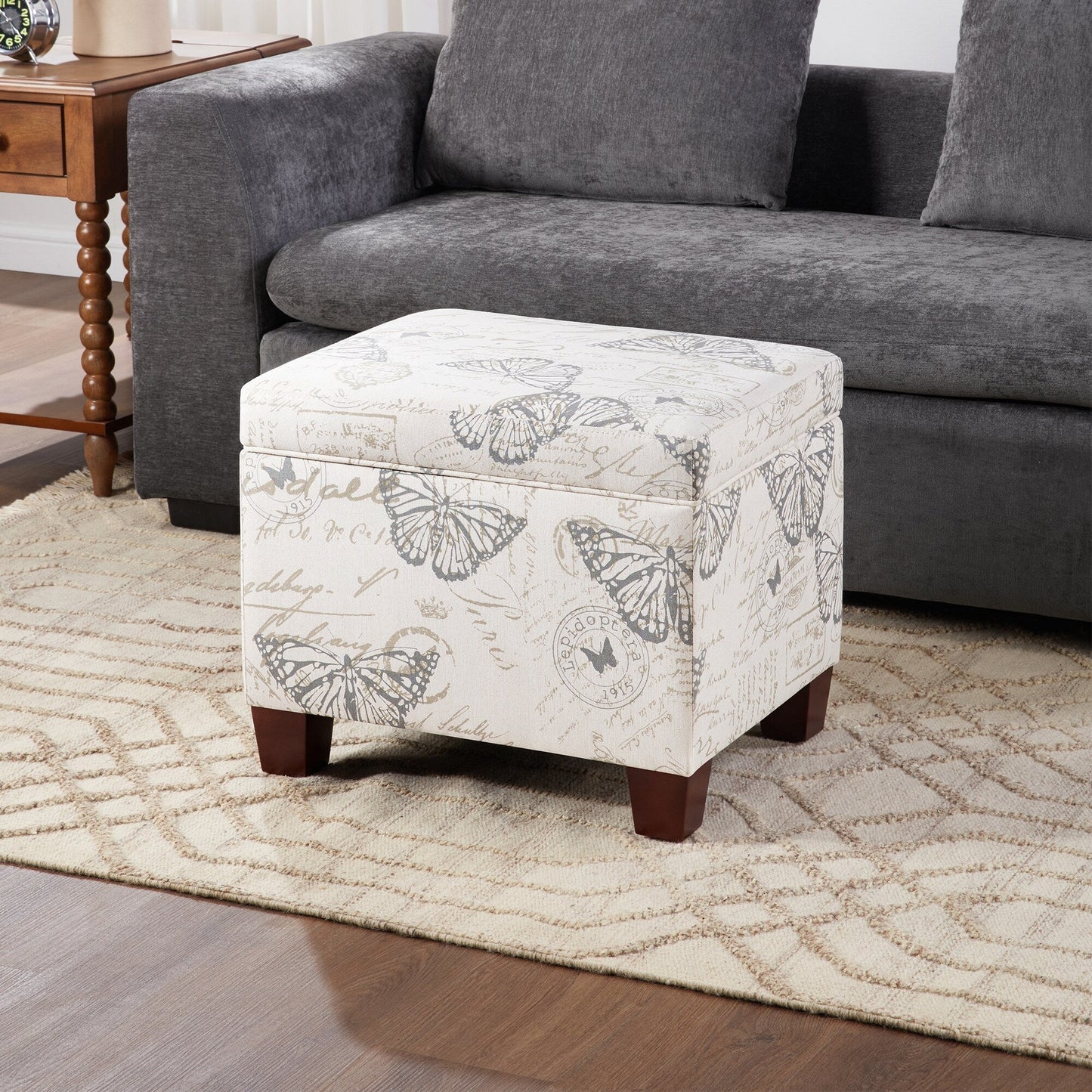Pouf de rangement Madison de Convenience Concepts
